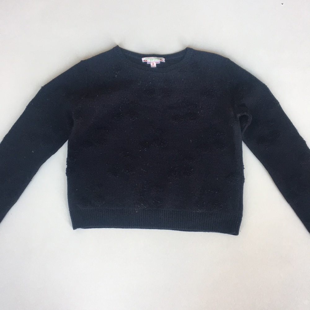 Kids bonpoint black woolen sweater